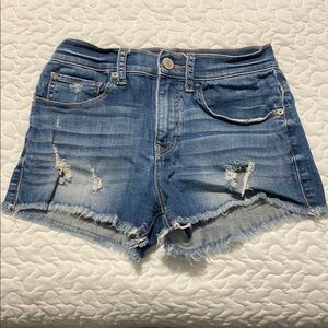 Denim Distressed Women's Shorts